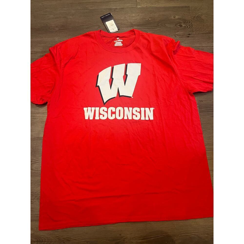 Fanatics Wisconsin Men’s Badgers Shirt-xxl - Picture 2 of 5